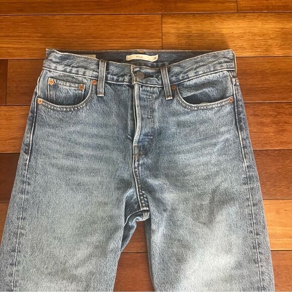 Levi's WEDGIE Premium High Rise Jeans Sz 26 - Picture 10 of 16